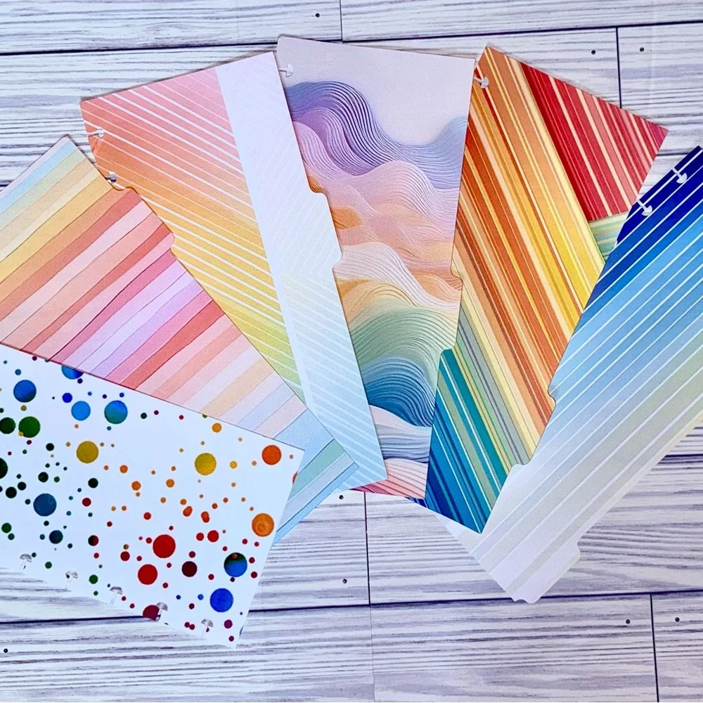 Skinny classic Happy Planner Inserts tab dividers set